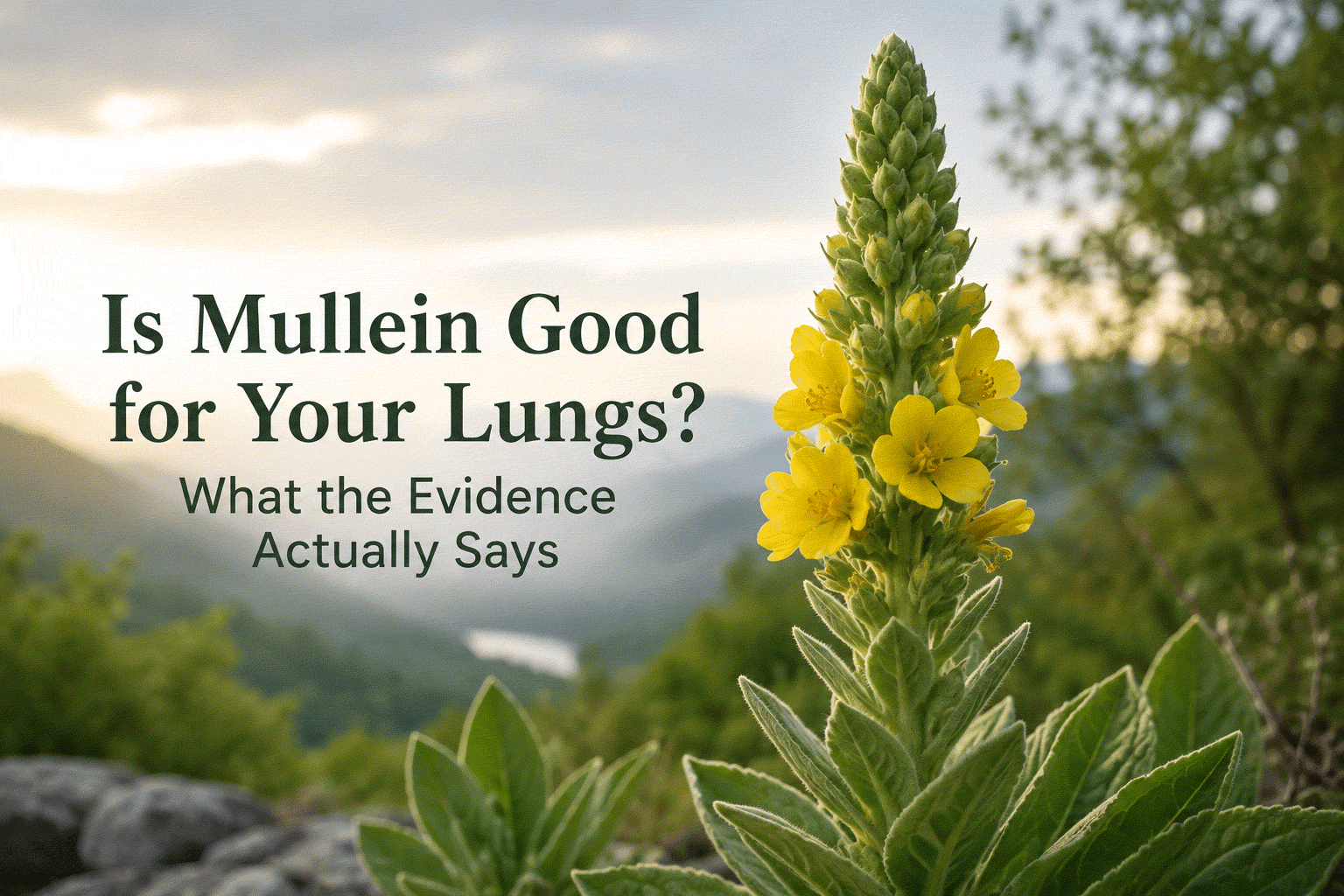 Is Mullein Good for Your Lungs? What the Evidence Says