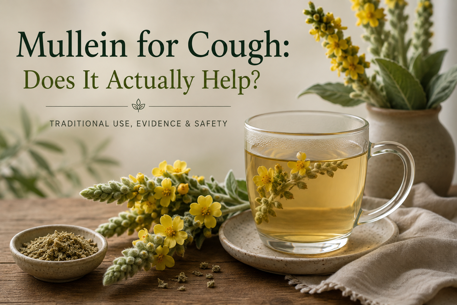 Mullein for Cough: Does It Help? Evidence & Safety