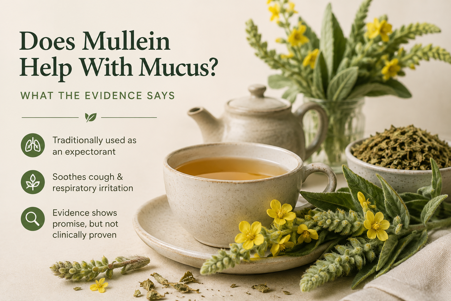 Does Mullein Help With Mucus? Expectorant & Phlegm Evidence
