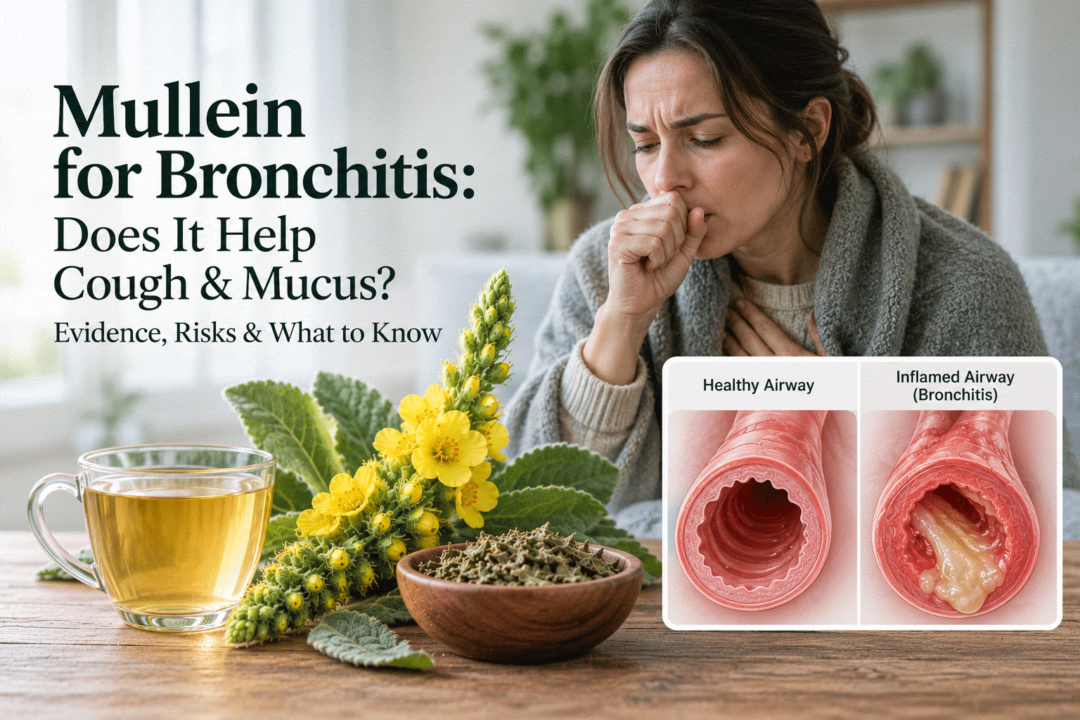Mullein for Bronchitis: Cough, Mucus & Evidence