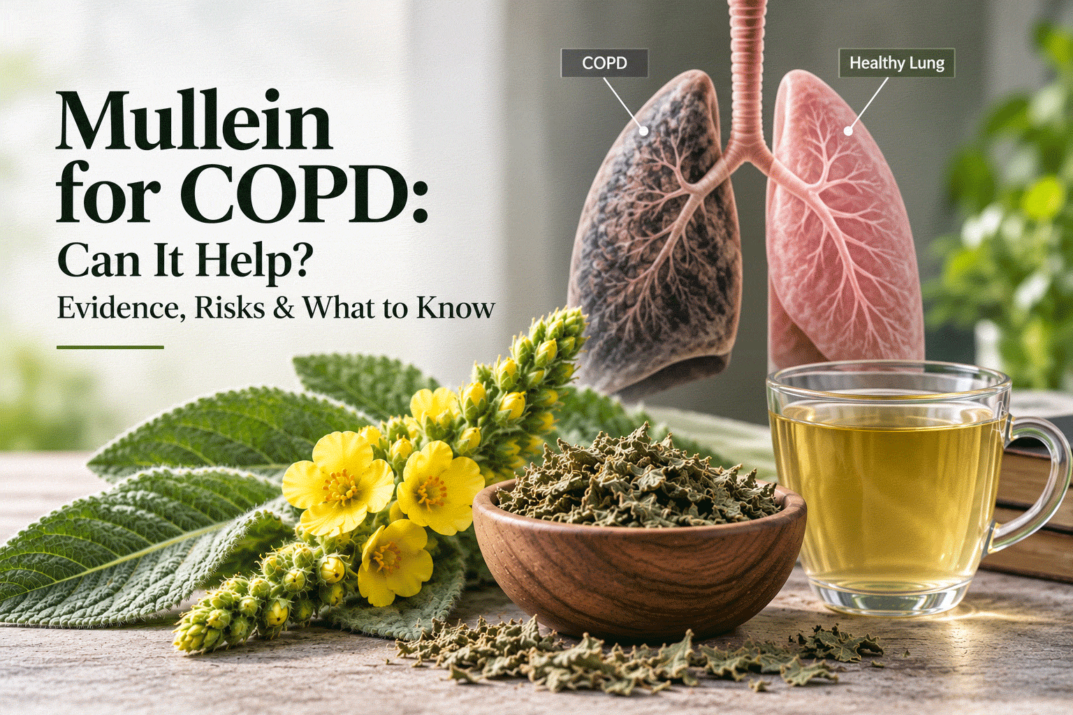 Mullein for COPD: Benefits, Risks & What Evidence Says