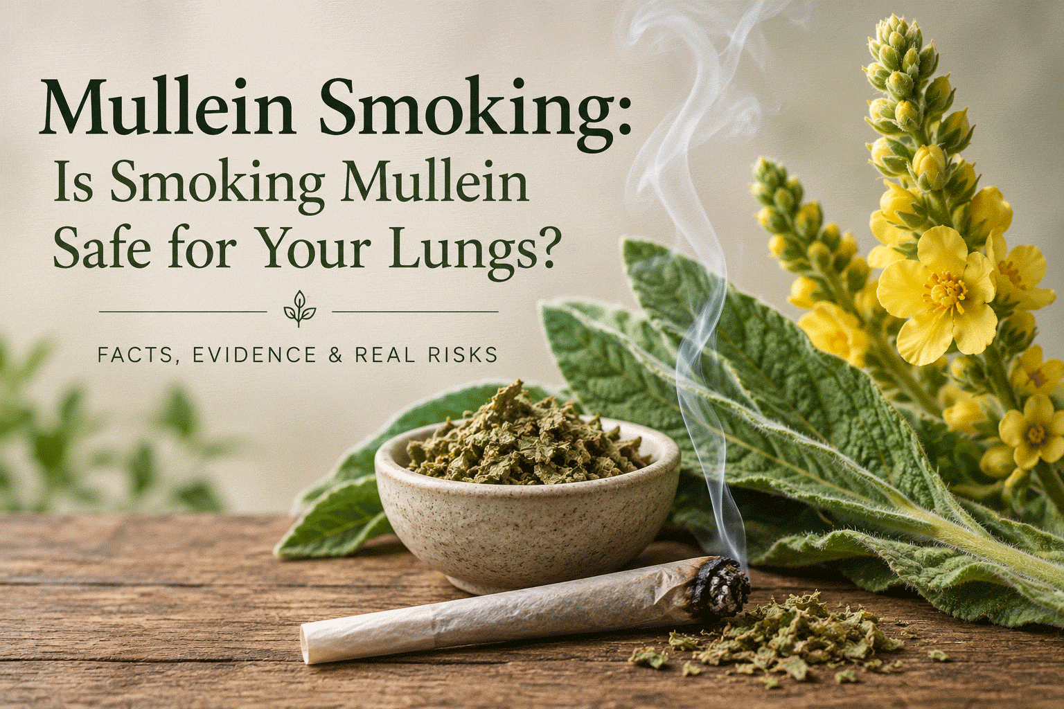 Mullein Smoking: Benefits, Risks & Lung Safety